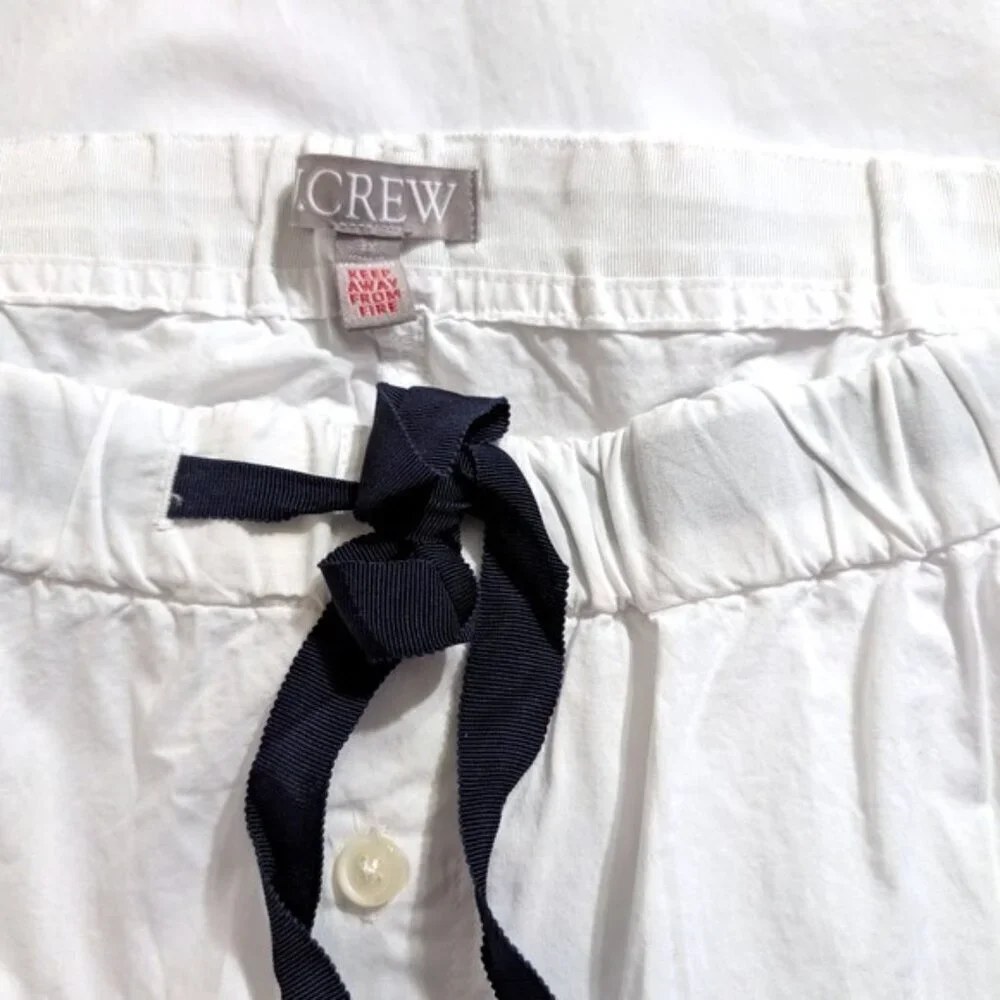 J. Crew End-on-end Cotton Long-sleeve‎ Pajama Set 3X